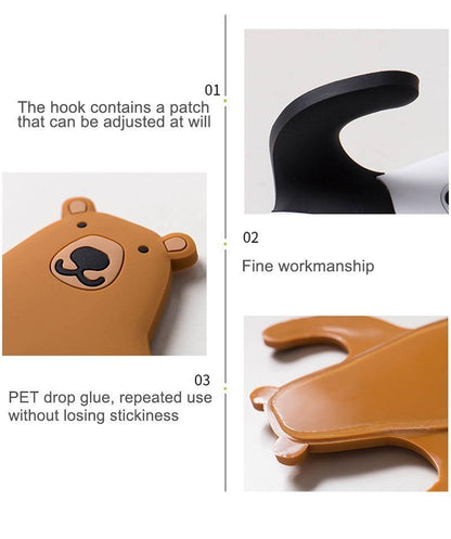 Adhesive Animal Tail Hooks for Fridge or Wall, view 26
