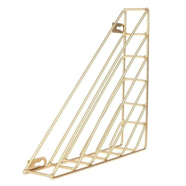 Triangular Metal Wall Rack for Magazines and Files, view 4