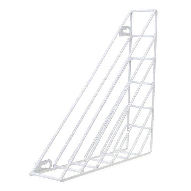 Triangular Metal Wall Rack for Magazines and Files, view 6
