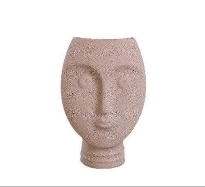 Ceramic Face Vase, Medium 9.5 in or Large 13 in, view 13