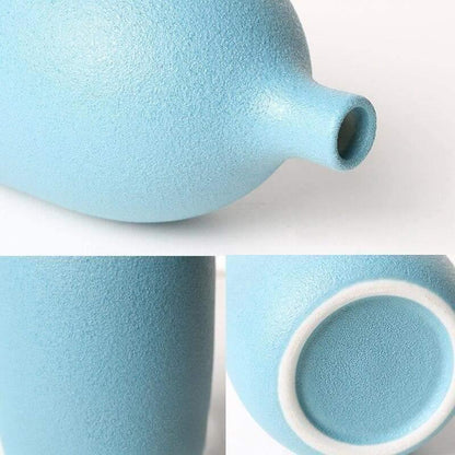 Glossy Ceramic Bud Vases in Four Colors, view 9