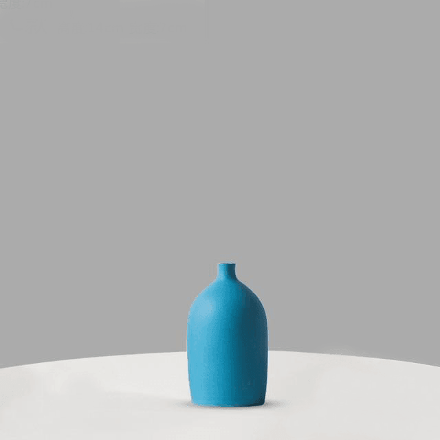 Glossy Ceramic Bud Vases in Four Colors, view 6