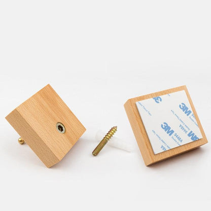 Solid Wood Wall Hook with Brass Peg, view 11