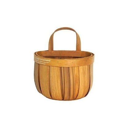 Round Wood Planter and Storage Bin, Two Sizes, view 6