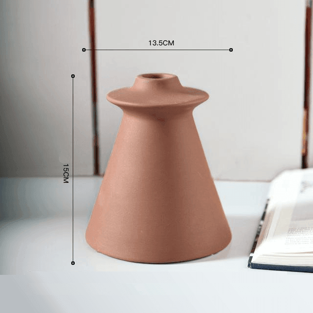 Hand Painted Ceramic Orbit Vase in Four Colors, view 13