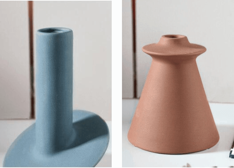 Hand Painted Ceramic Orbit Vase in Four Colors, view 10