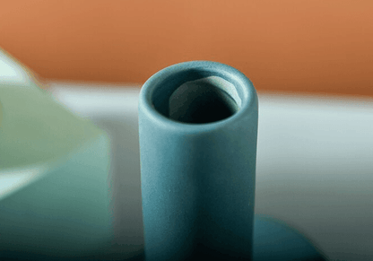Hand Painted Ceramic Orbit Vase in Four Colors, view 9