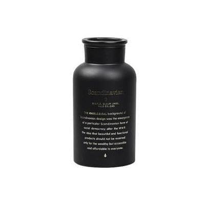 Black Table Vase in Three Sizes for Short Stems, view 6