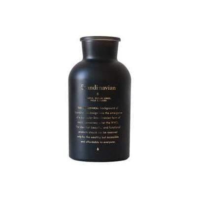 Black Table Vase in Three Sizes for Short Stems, view 5