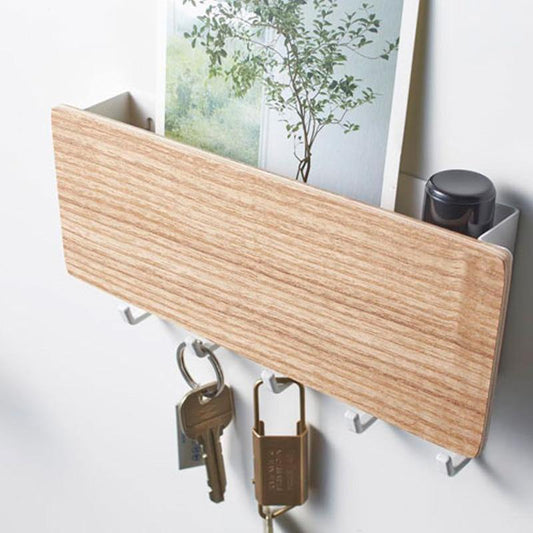 Wall Mounted Key Rack with Mail Tray
