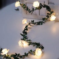 Rose Vine LED String Lights, Three Lengths