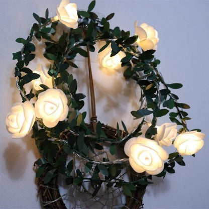 Rose Vine LED String Lights, Three Lengths, view 5