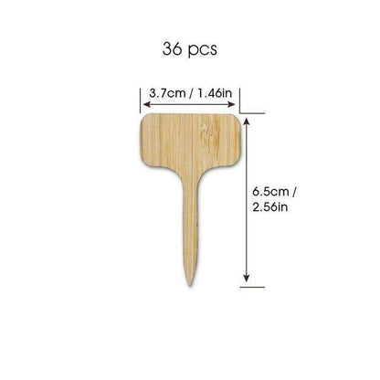 Bamboo Plant Label Tags, T Shaped and Double Sided, view 9