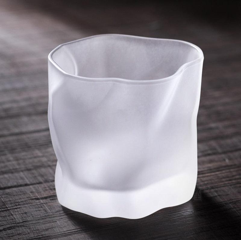 Textured Borosilicate Whiskey Glasses, Set of Two, view 9