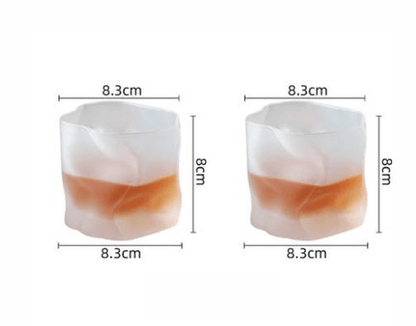 Textured Borosilicate Whiskey Glasses, Set of Two, view 17