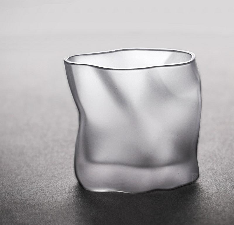 Textured Borosilicate Whiskey Glasses, Set of Two, view 6