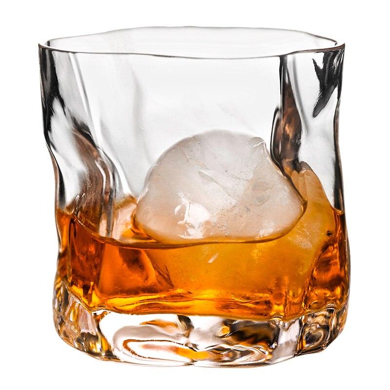 Textured Borosilicate Whiskey Glasses, Set of Two, view 13