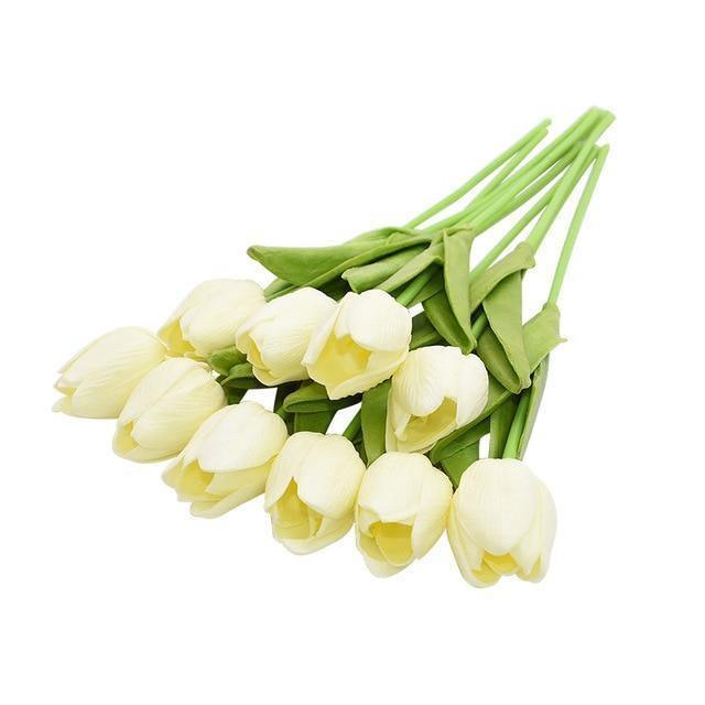 Faux Silk Tulips, Set of 10 Stems, view 11
