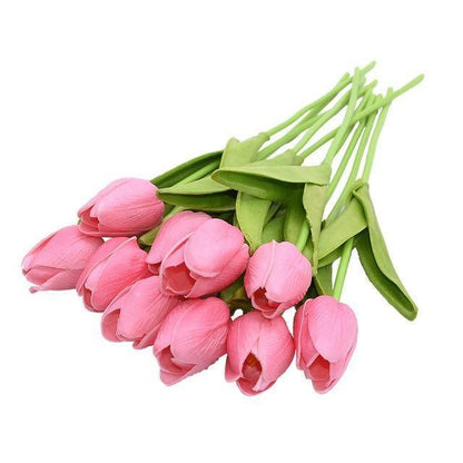 Faux Silk Tulips, Set of 10 Stems, view 12