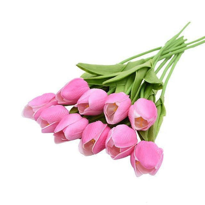 Faux Silk Tulips, Set of 10 Stems, view 15