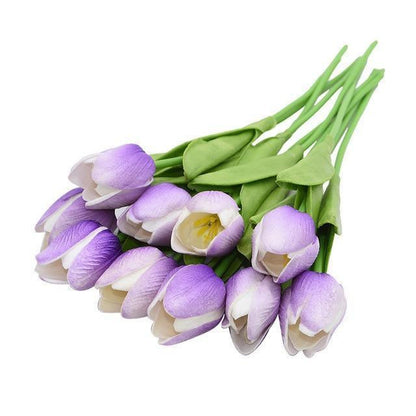 Faux Silk Tulips, Set of 10 Stems, view 23