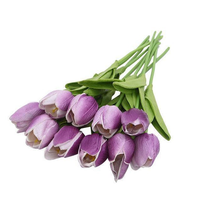 Faux Silk Tulips, Set of 10 Stems, view 22
