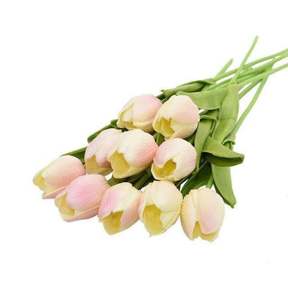 Faux Silk Tulips, Set of 10 Stems, view 14