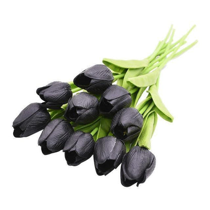 Faux Silk Tulips, Set of 10 Stems, view 27