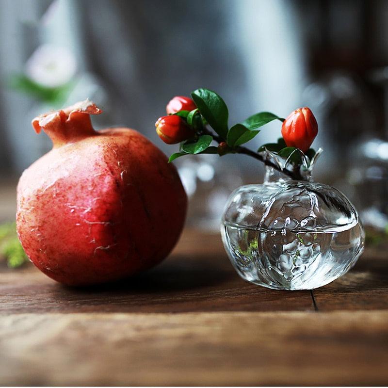 Pomegranate Borosilicate Glass Propagation Vase, view 3