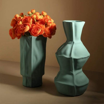 Textured Ceramic Bud Vases, Four Colors, Five Sizes, view 2