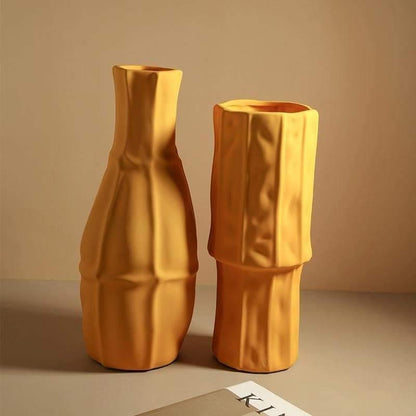 Textured Ceramic Bud Vases, Four Colors, Five Sizes, view 3