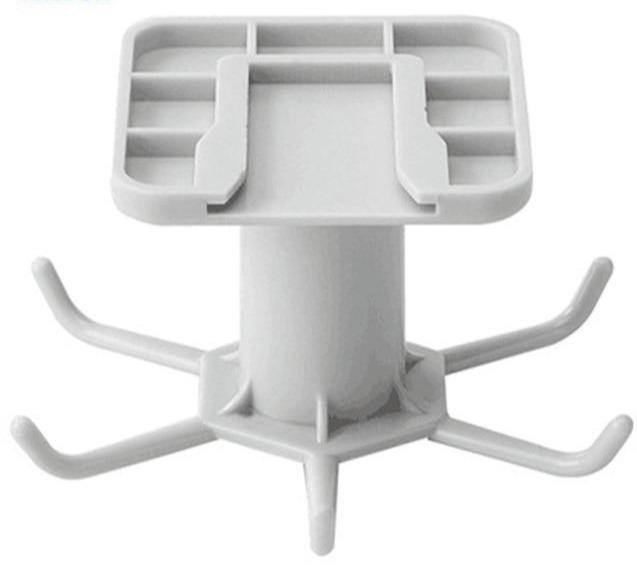 Rotating Under-Cabinet Utensil Rack with 6 Hooks, view 13