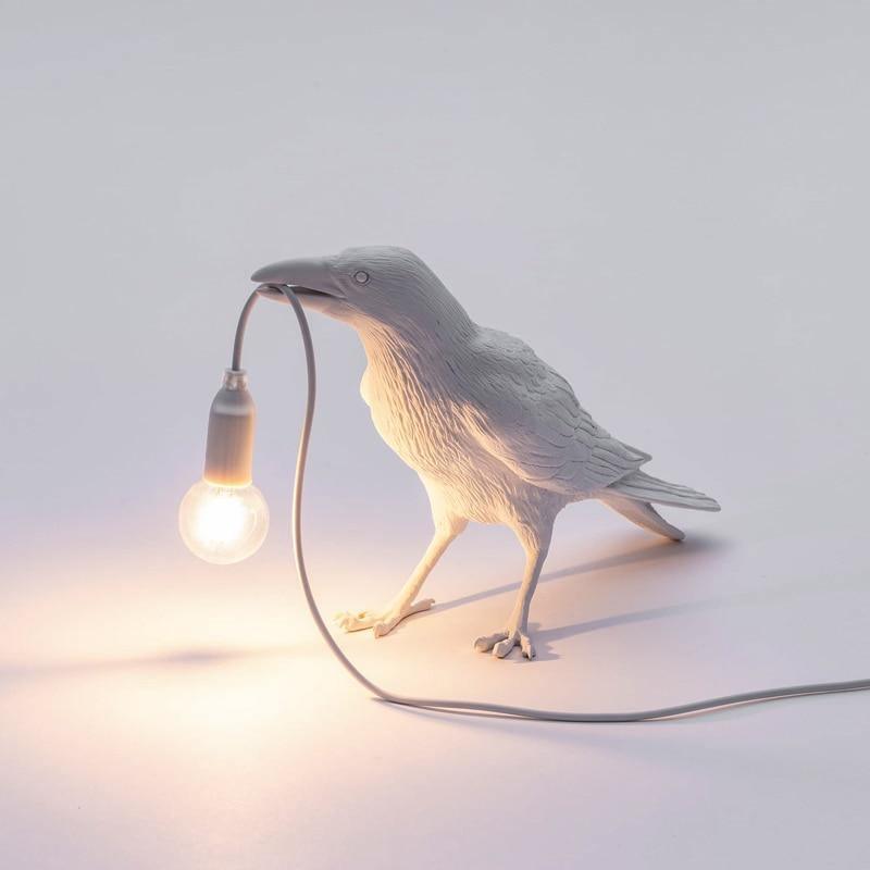Raven Bird Lamp, Table or Wall Mounted, 12 in, view 4
