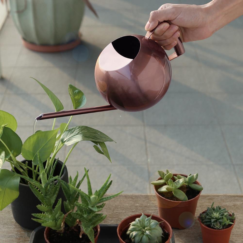 Spherical Stainless Steel Watering Can, Long Spout, view 20