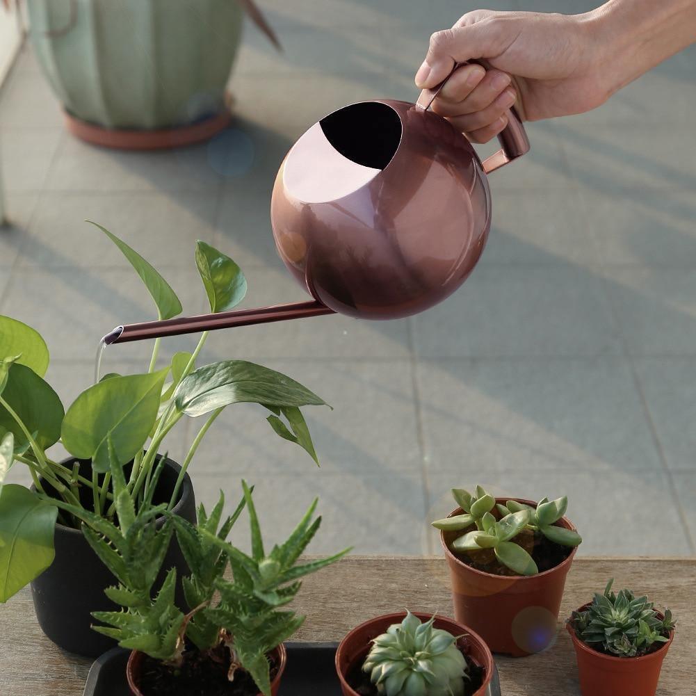 Spherical Stainless Steel Watering Can, Long Spout, view 29