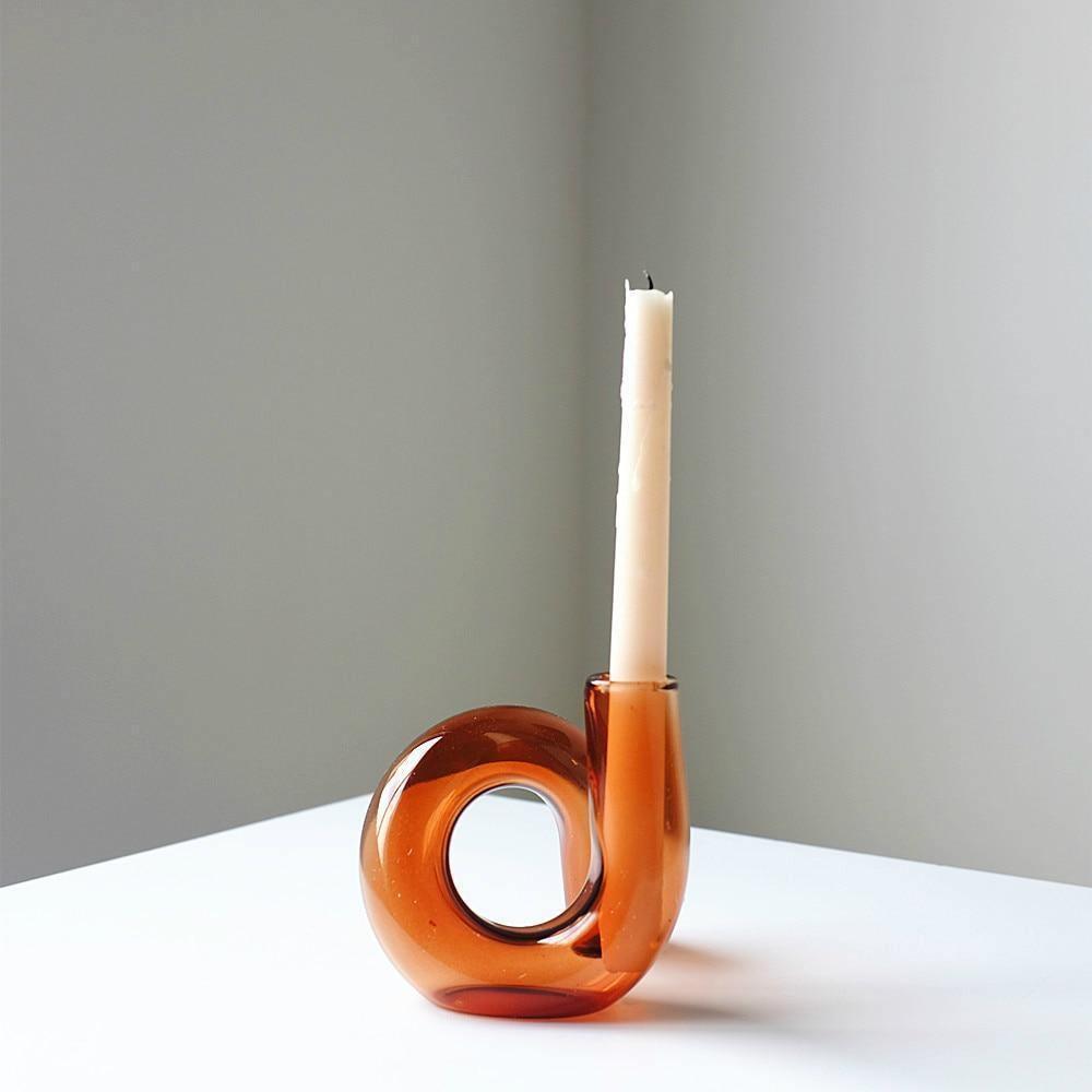 Blown Glass Loop Vase for Plant Cuttings, view 10