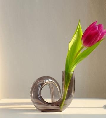 Blown Glass Loop Vase for Plant Cuttings, view 17