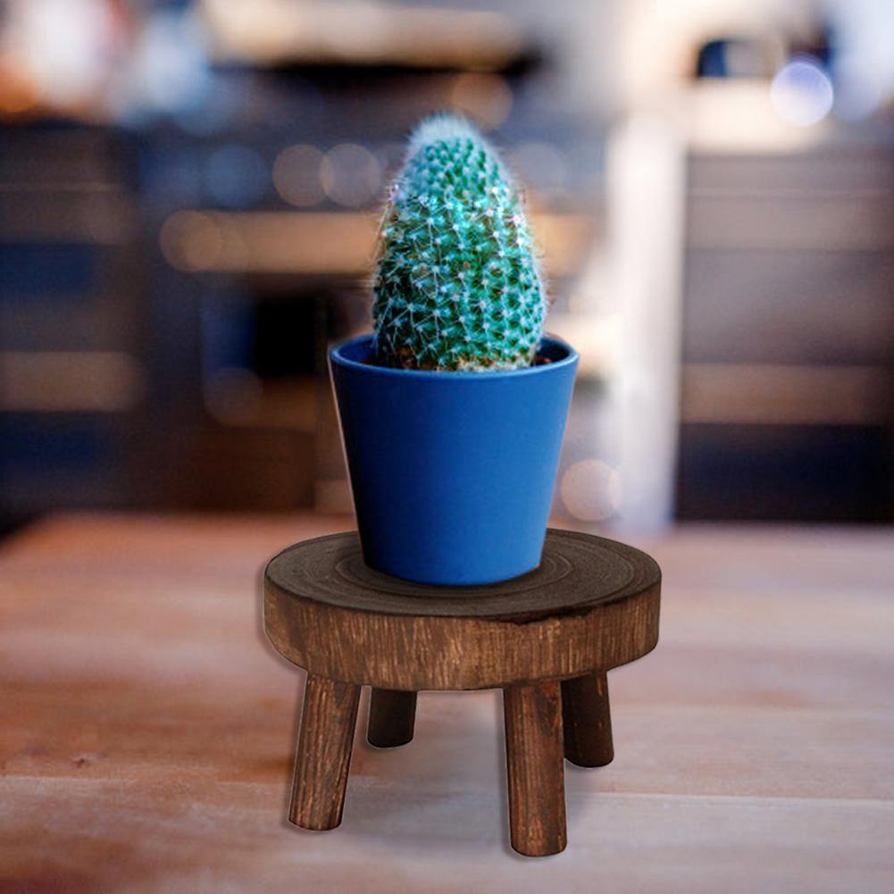 Solid Wood Plant Pot Riser Stand, Three Sizes, view 4