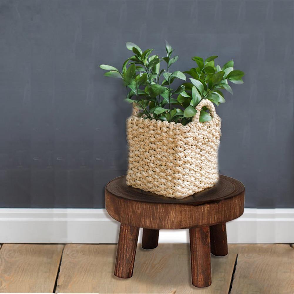 Solid Wood Plant Pot Riser Stand, Three Sizes, view 3