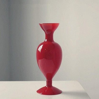Retro Molded Glass Vase, 8.1 in Tall, view 9