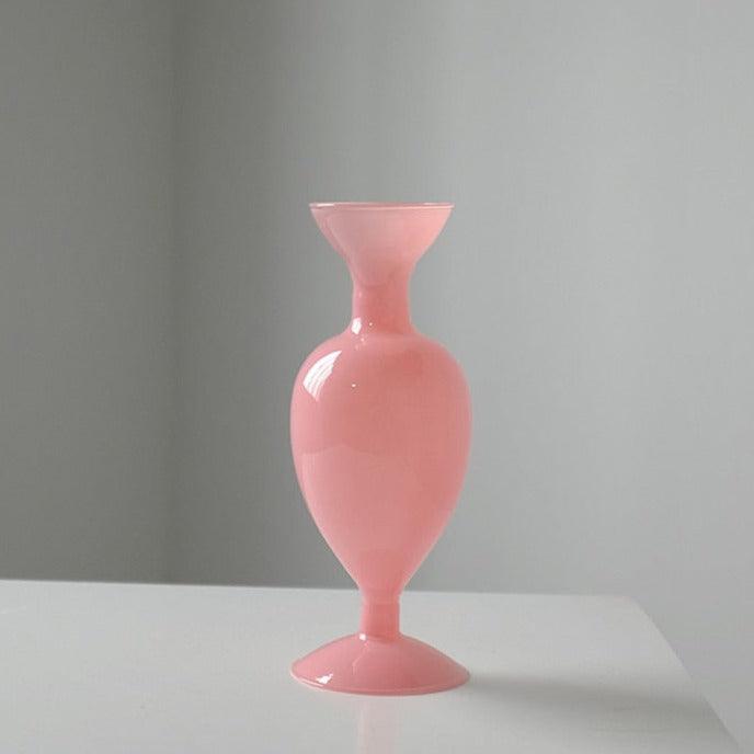 Retro Molded Glass Vase, 8.1 in Tall, view 6