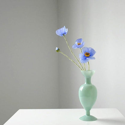 Retro Molded Glass Vase, 8.1 in Tall, view 3