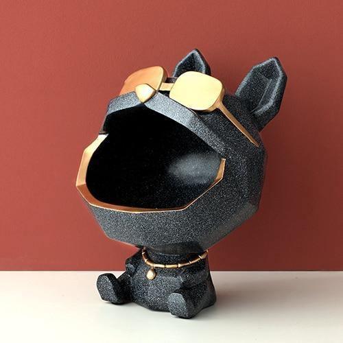 Resin Dog Catchall Dish with Gold Sunglasses, view 14