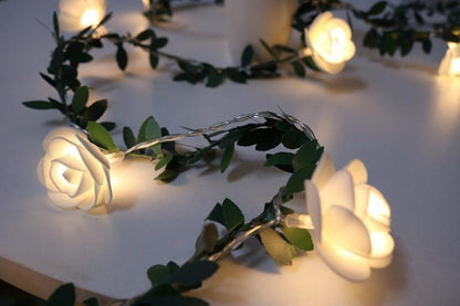 Rose Vine LED String Lights, Three Lengths, view 3