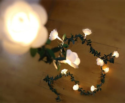 Rose Vine LED String Lights, Three Lengths, view 9