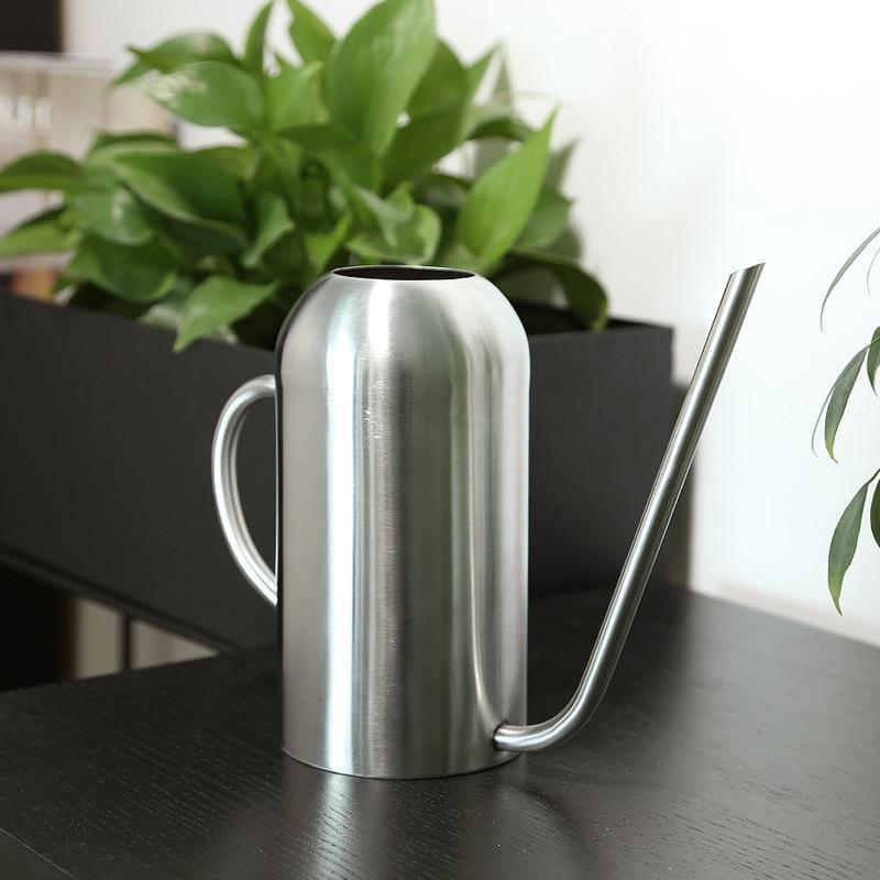Stainless Steel Watering Can with Long Spout, 51 oz, view 3