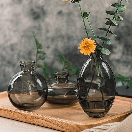 Small Glass Bud Vases, Set of Three, view 2