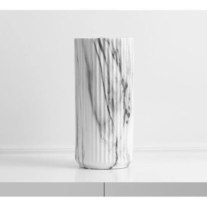 Marbled Ceramic Vase with Nonslip Base, Two Sizes, view 3