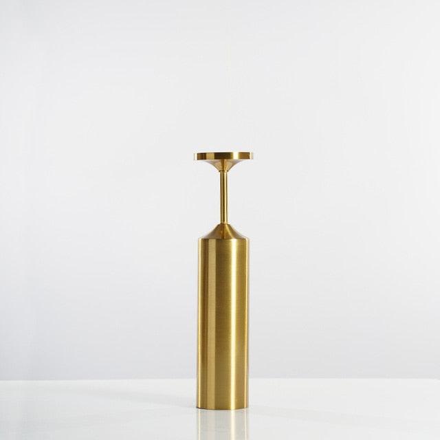 Gold Candle Holders in Six Heights, Singles or Sets, view 11