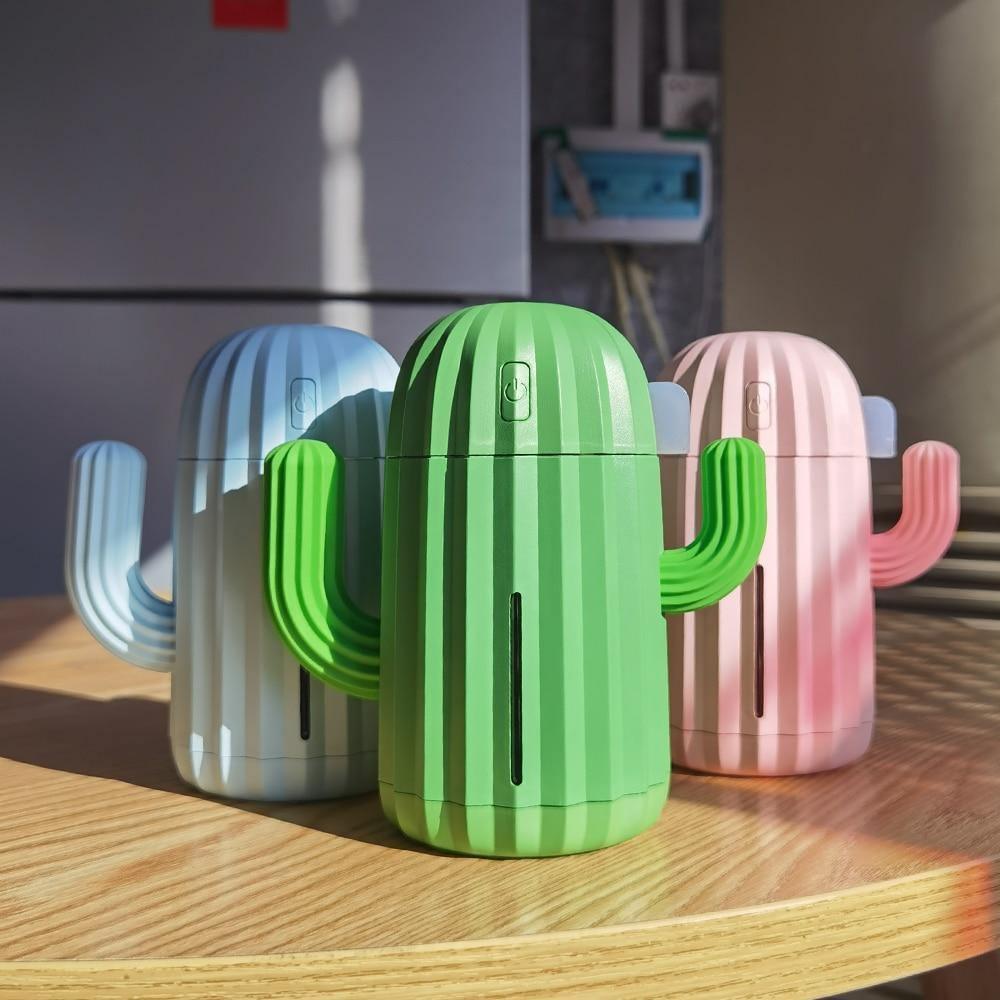 Cactus USB Desk Humidifier with LED and 8 Hour Timer, view 5